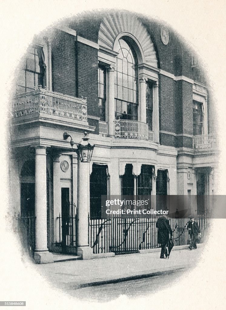 The bay window, Boodle's Club, London, c1900 (1901)
