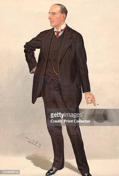 'Mr. Hugh Chisholm', 1911. A caricature of Hugh Chisholm , British journalist, and editor of the 10th, 11th and 12th editions of the Encyclopædia...