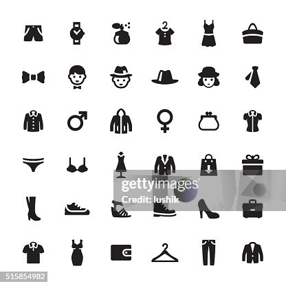 Department Store vector symbols and icons Department Store vector symbols and icons