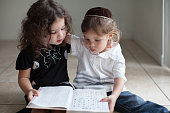 Kids learning Aleph Bet