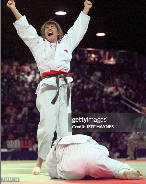 Restoux Marie Claire Restoux of France celebrates her victory against... News ...