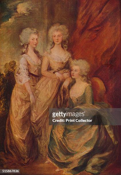 The Three Eldest Princesses: Charlotte, Princess Royal , Augusta and Elizabeth . The future King George IV's commission to depict his three eldest...