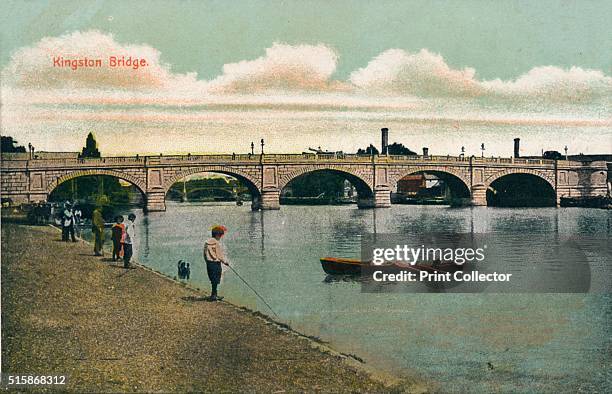 'Kingston Bridge', 1908.. Artist: Unknown.