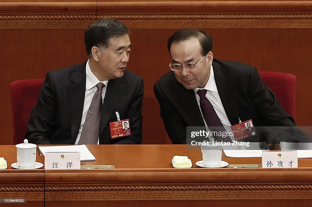 China's National People's Congress - Closing Ceremony