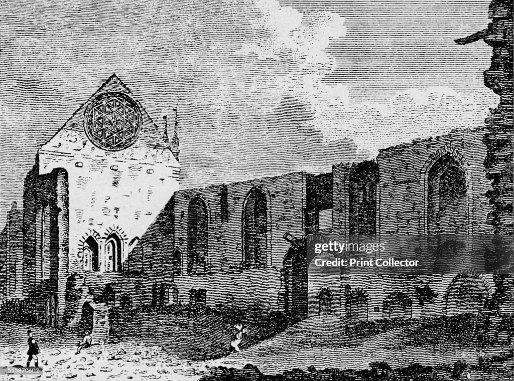 North-west view of the ruins of Winchester Palace, Southwark, London, c1900 (1906)