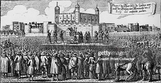 The execution of the Duke of Monmouth, Tower Hill, London, 15 July 1685 . James Scott, 1st Duke of Monmouth , an illegitimate son of Charles II ,...