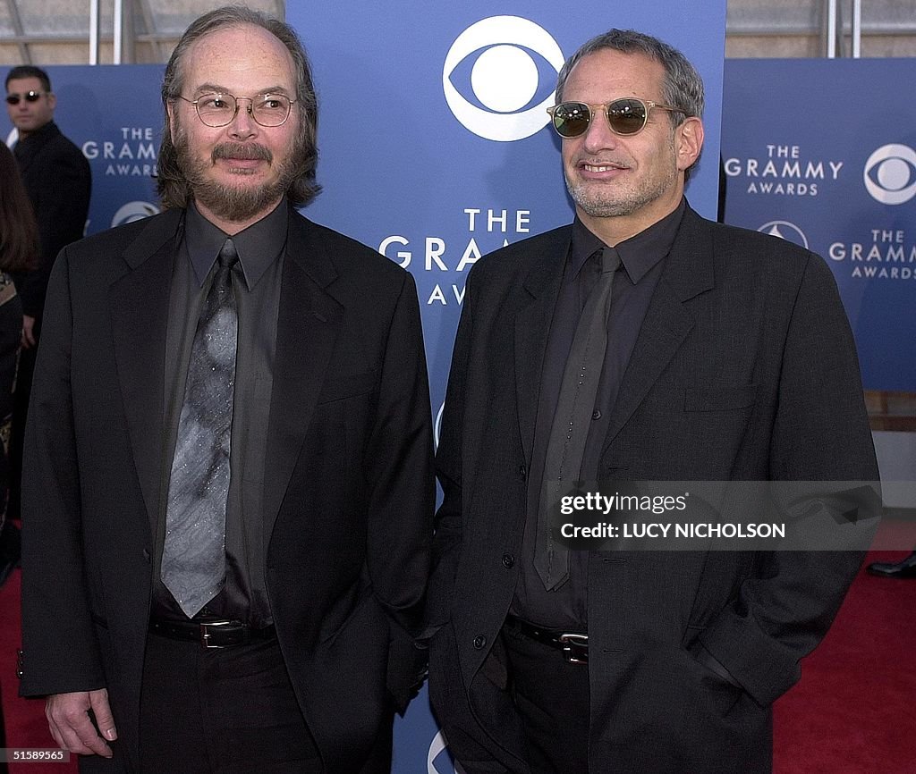 Steely Dan members Donald Fagan and Walter Becker arrive or the 43rd