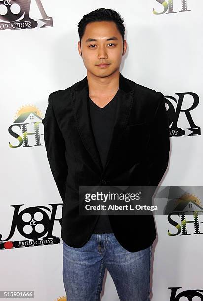 Actor Adam Kang arrives for the Premiere Of J&R Productions' "Halloweed" held at TCL Chinese 6 Theatres on March 15, 2016 in Hollywood, California.