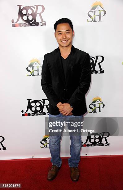 Actor Adam Kang arrives for the Premiere Of J&R Productions' "Halloweed" held at TCL Chinese 6 Theatres on March 15, 2016 in Hollywood, California.