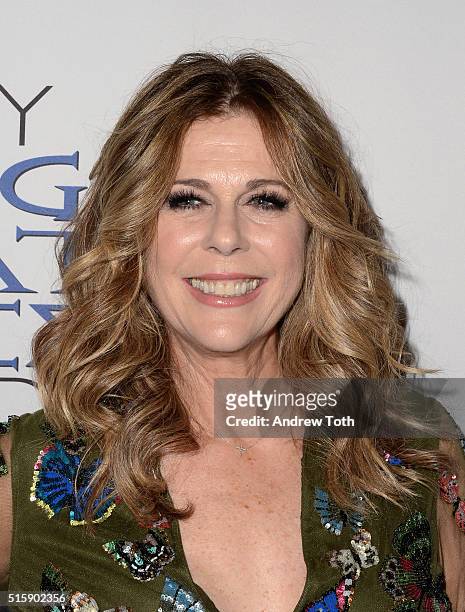 Rita Wilson attends the "My Big Fat Greek Wedding 2" New York premiere at AMC Loews Lincoln Square 13 theater on March 15, 2016 in New York City.
