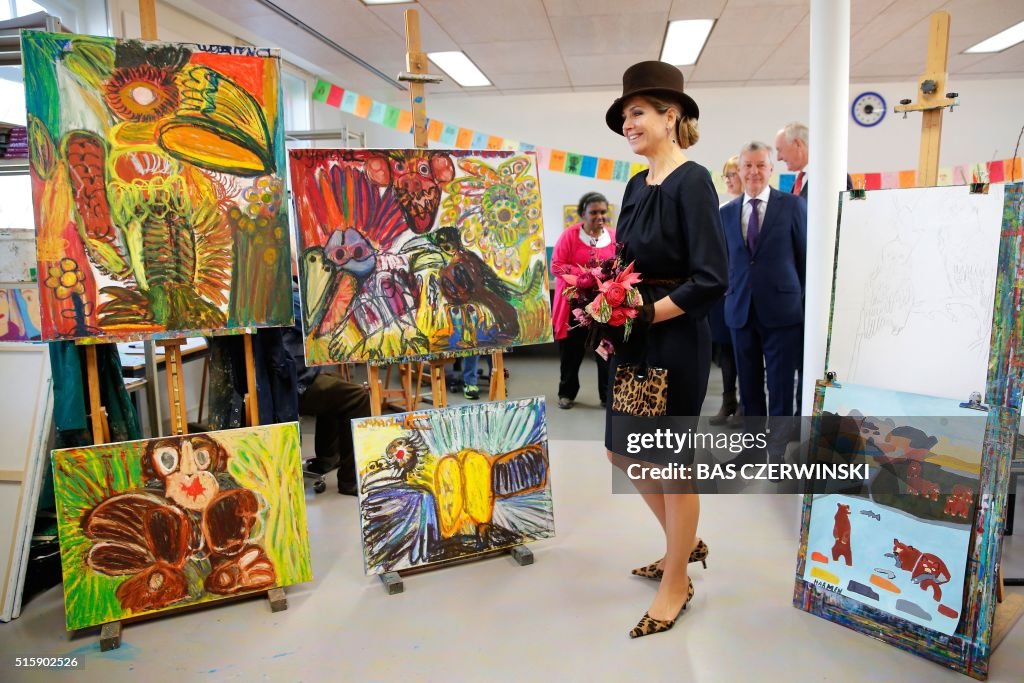 NETHERLANDS-ART-MUSEUM-ROYALS