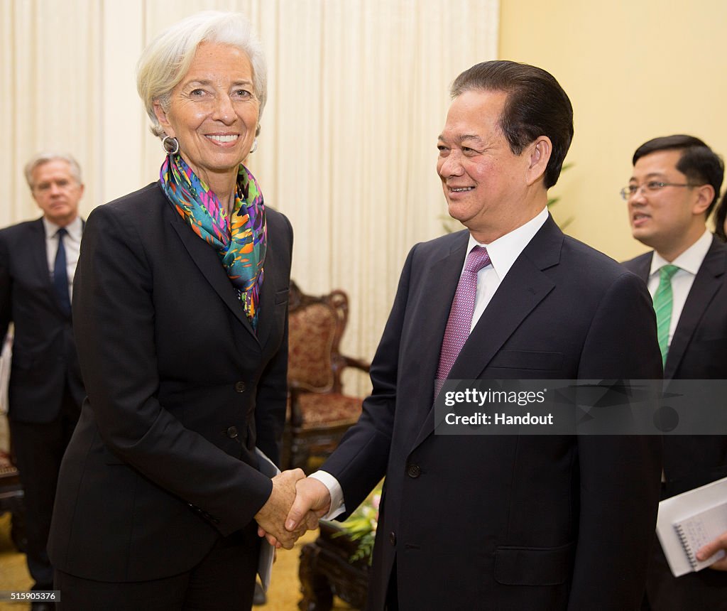 IMF Director Christine Lagarde Visits Vietnam