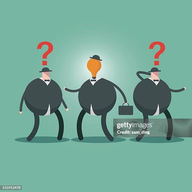 ideas - going separate ways stock illustrations