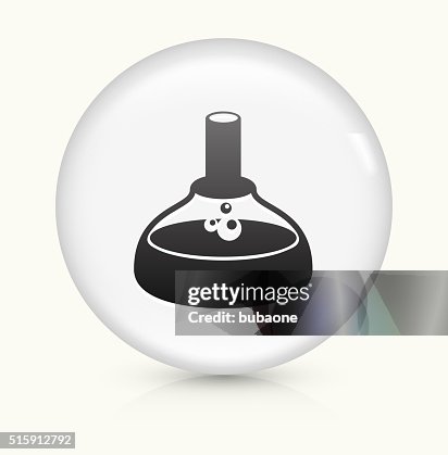 Beer Fermentation Tank icon on white round vector button Beer Fermentation Tank icon on white round vector button