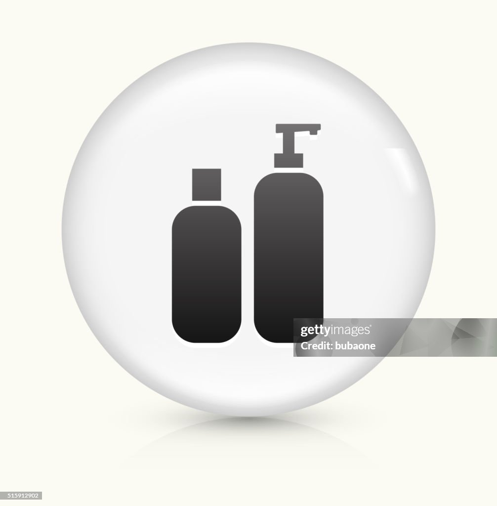 Creams icon on white round vector button