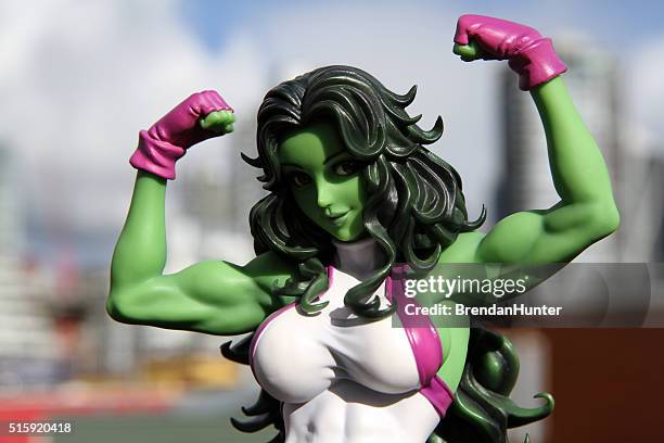 sexy avenger - marvel fantastic four stock pictures, royalty-free photos & images