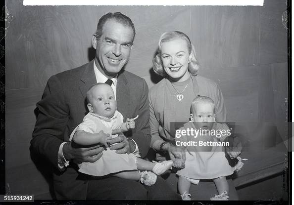 Fred Macmurray And Wife Holding Babies Fred Macmurray And Wife Holding Babies