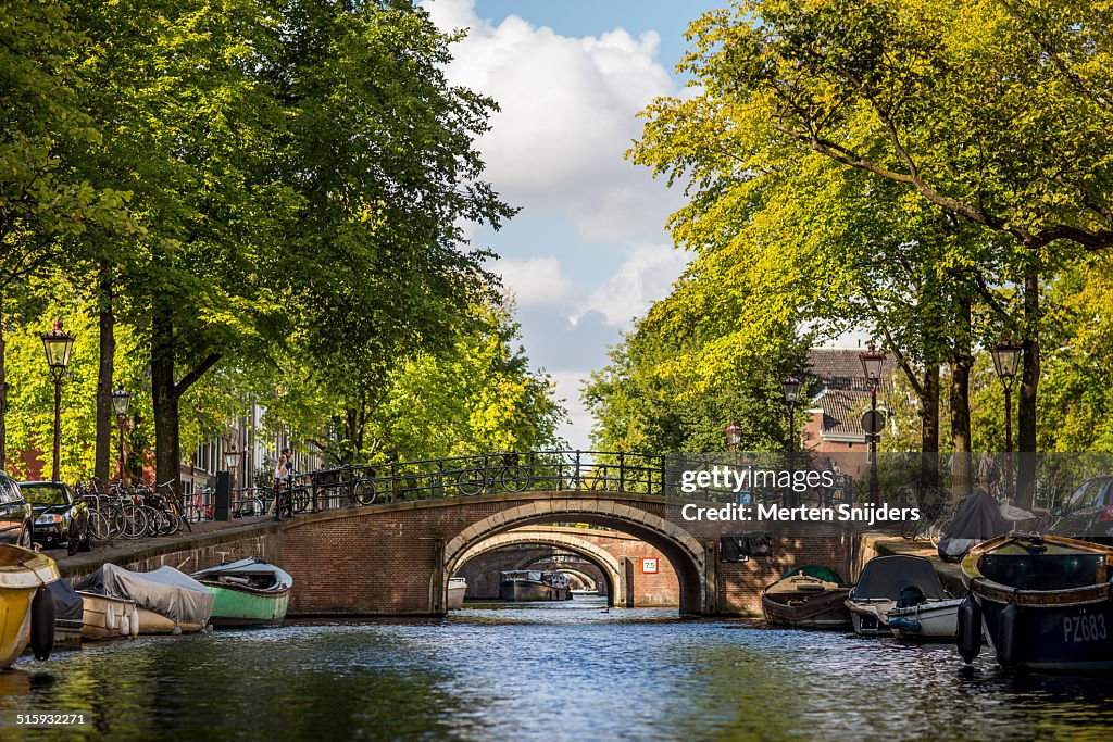 Reguliersgracht famous for the seven bridges