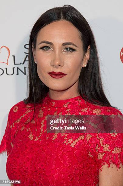 Liz Morris attends the Sanaa Lathan hosts event at Beso on March 15, 2016 in Hollywood, California.