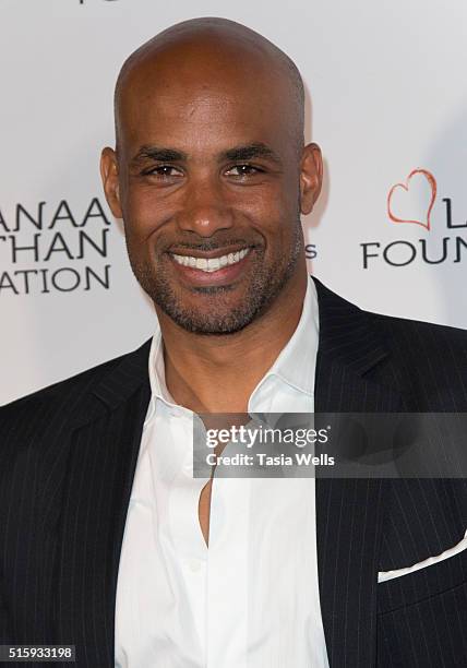 Actor Boris Kodjoe attends the Sanaa Lathan hosts event at Beso on March 15, 2016 in Hollywood, California.