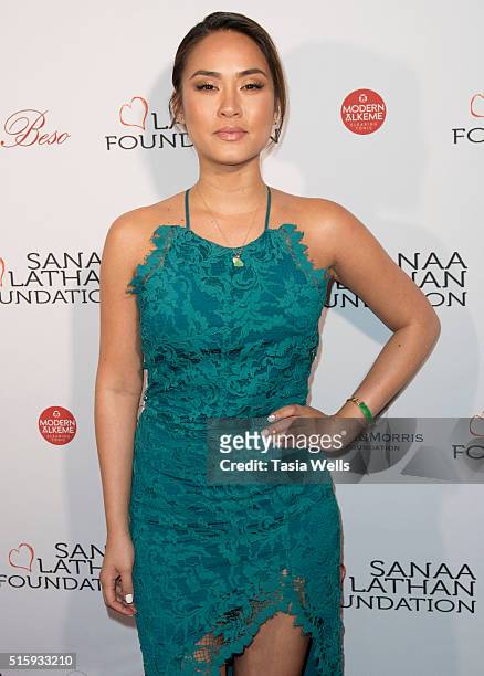Actress Tamie Tran attends the Sanaa Lathan hosts event at Beso on March 15, 2016 in Hollywood, California.