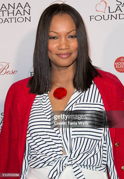 Actress Garcelle Beauvais attends the Sanaa Lathan hosts event at Beso on March 15, 2016 in Hollywood, California.