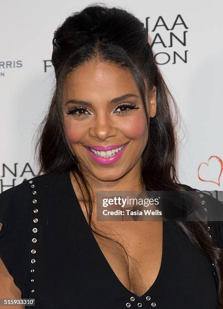 Actress Sana Lathan attends the Sanaa Lathan hosts event at Beso on March 15, 2016 in Hollywood, California.