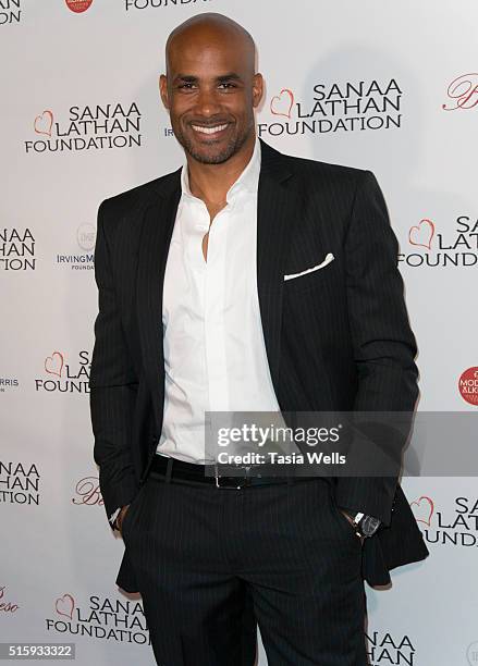 Actor Boris Kodjoe attends the Sanaa Lathan hosts event at Beso on March 15, 2016 in Hollywood, California.