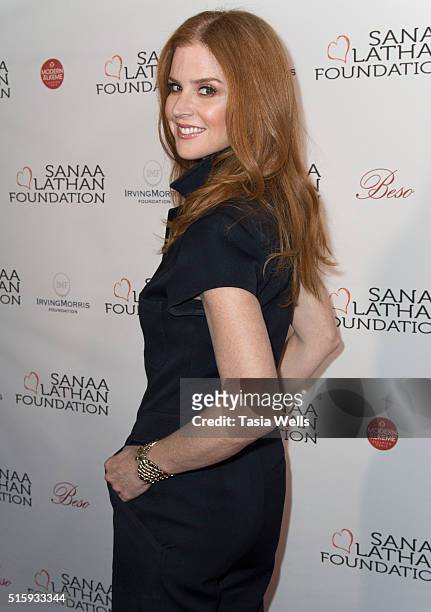 Karen Sedgley attends the Sanaa Lathan hosts event at Beso on March 15, 2016 in Hollywood, California.