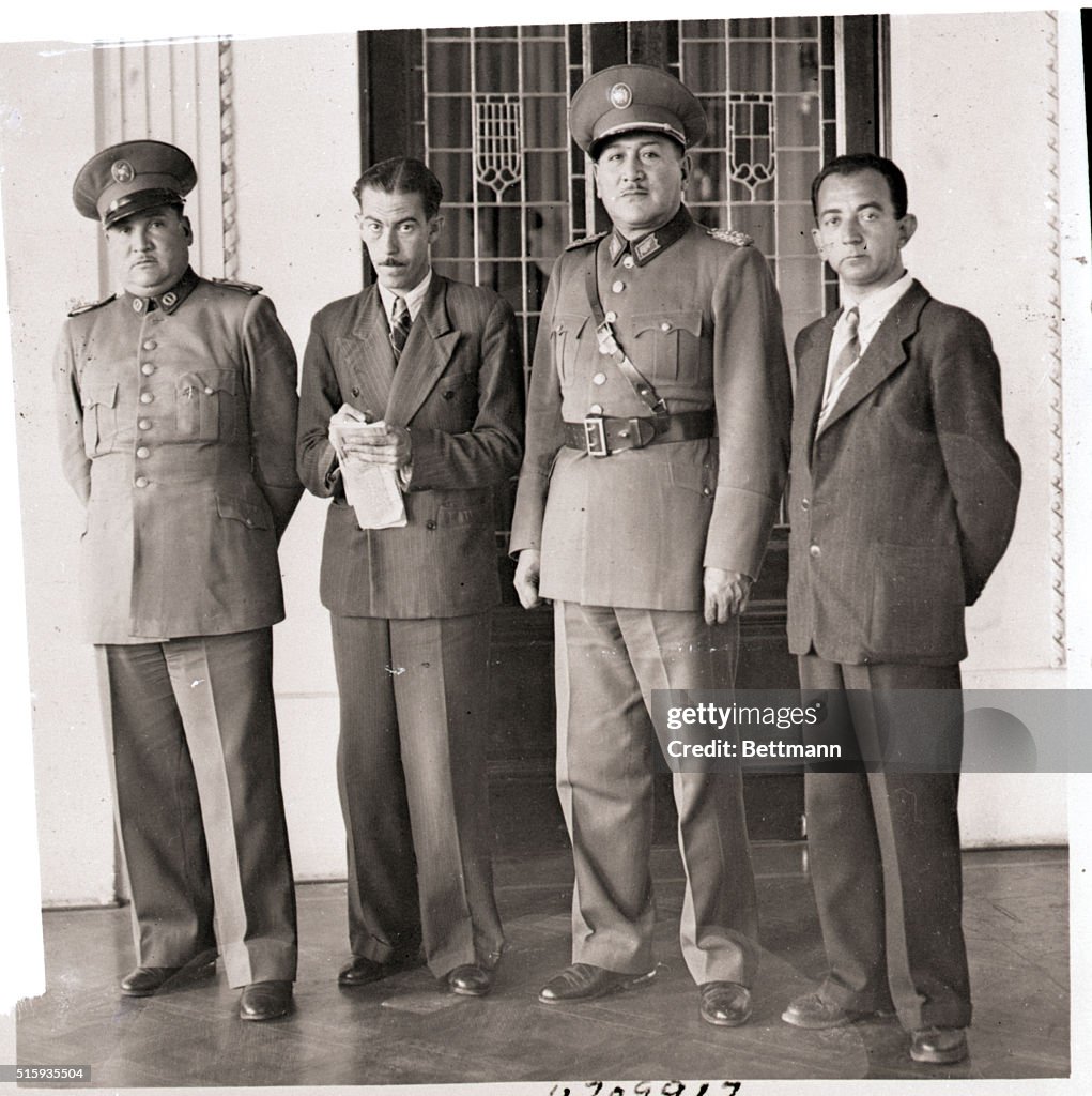 General Penaranda and Brother Arrive in Chile