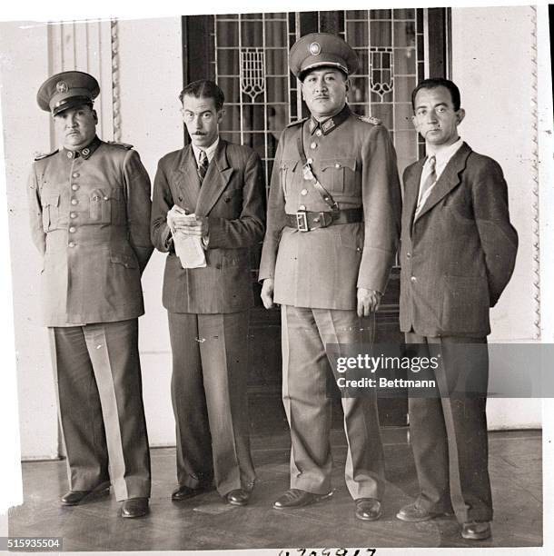 Arica, Chile-Deposed by leaders of the revolutionary coup that overthrew his government, ex-President of Bolivia, General Enrique Penaranda , is...