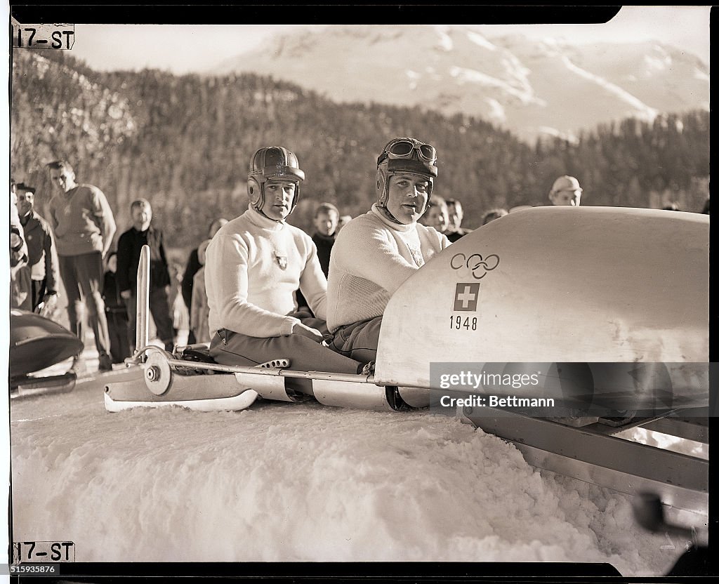 Swiss Olympic Gold Medal Bobsled Team