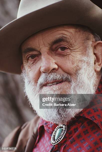 American photographer Ansel Adams , California, 25th March 1983.