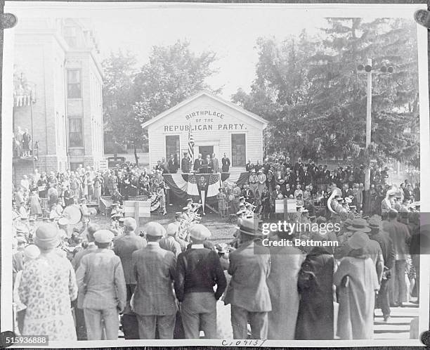 Republican party celebrates 75th birthday...The diamond jubilee celebration of the 75th anniversary of the birth of the Republican Party was held at...