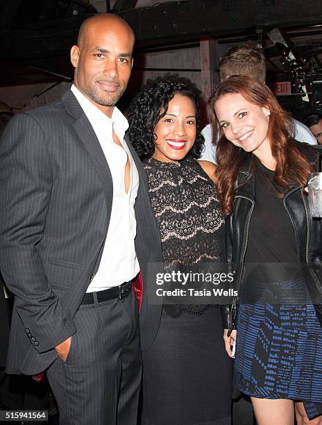 Actor Borid Kodjoe and guests attend the Sanaa Lathan hosts event at Beso on March 15, 2016 in Hollywood, California.