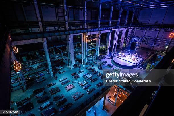 General view of the public world premiere of Max Richter's 8 hour long 'SLEEP' live performance during 'Maerzmuisk' Festival at Kraftwerk Mitte on...