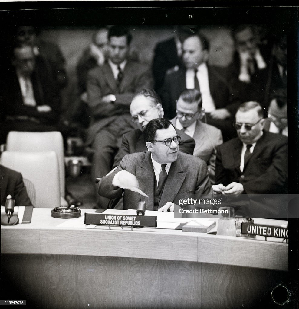 Andrei Gromyko Speaking On U-2 Plane
