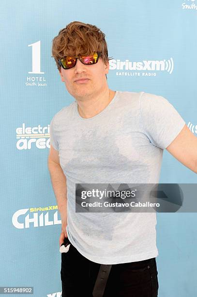 Chris Malinchak attends SiriusXM Celebrates 10th Anniversary Of The SiriusXM Music Lounge At 1 Hotel South Beach Leading Up To Ultra Music Festival;...