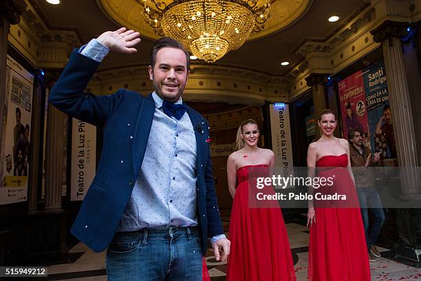 Spanish Magician Jorge Blass pesents 'Palabra de Mago' on March 16, 2016 in Madrid, Spain.