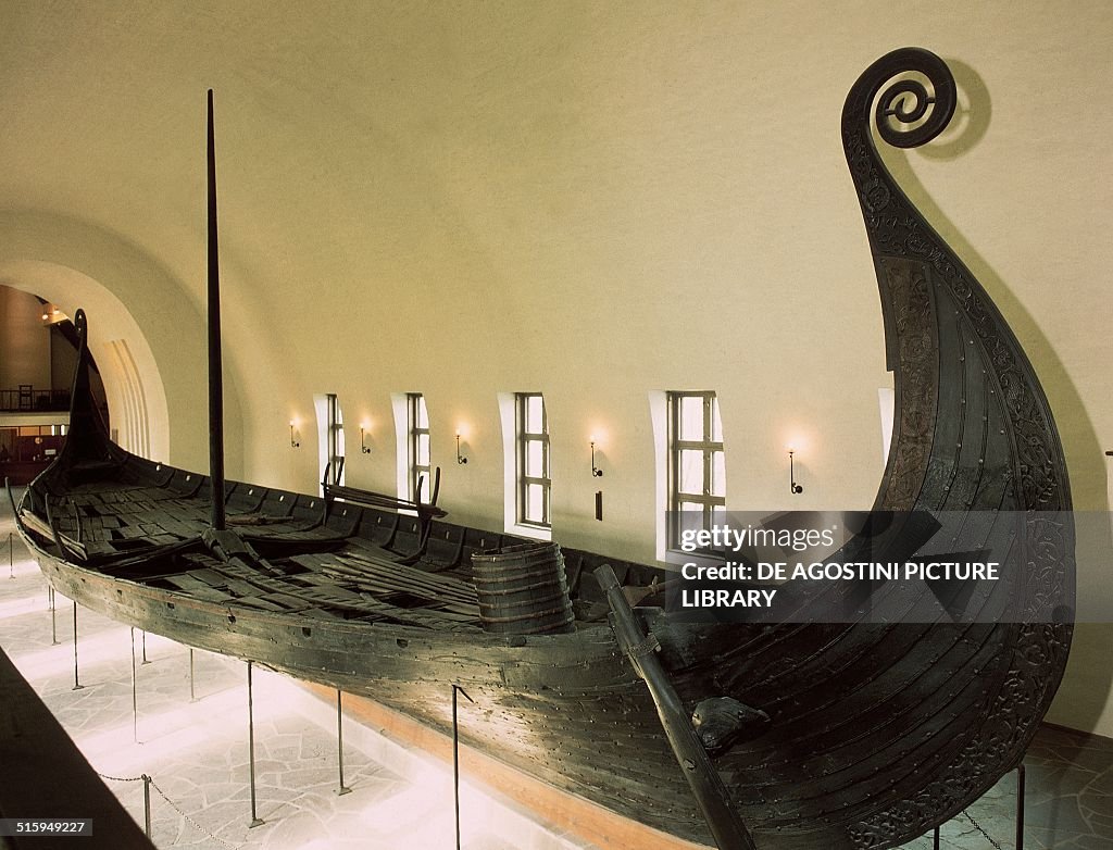 The Oseberg ship...