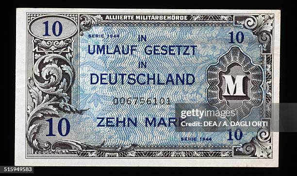 Dem Banknotes 144 10 Mark Banknote Stock Photos, High-Res Pictures, and Images ...