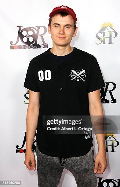 Durte Dom arrives for the Premiere Of J&R Productions' "Halloweed" held at TCL Chinese 6 Theatres on March 15, 2016 in Hollywood, California.