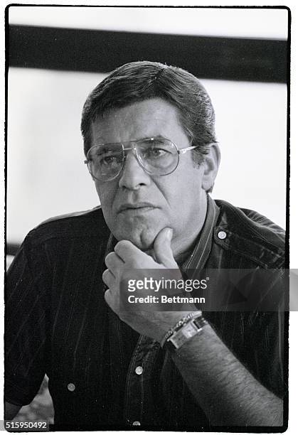 Chicago, Illinois: Closeup of actor/comedian Jerry Lewis.