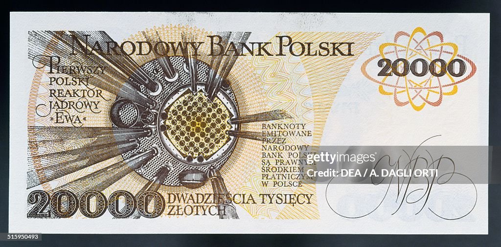 20000 zloty banknote...