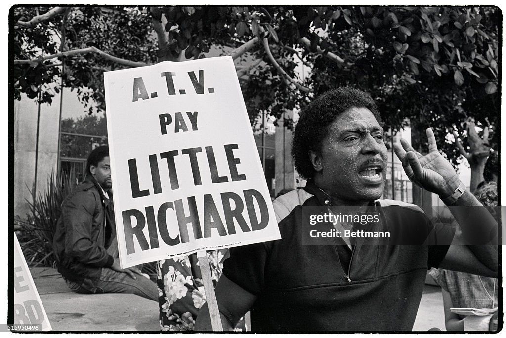 Little Richard Stages Protest