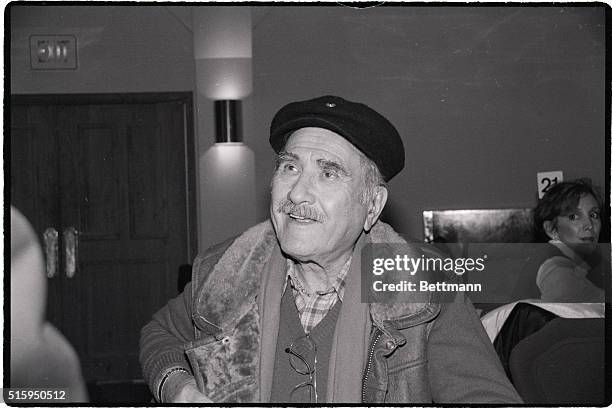 Jazz musician Artie Shaw, after coming out of retirement to lead a band at the reopening of the famous Glen Island casino. New Rochelle, New York.