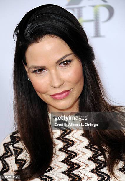 Actress Ali Costello arrives for the Premiere Of J&R Productions' "Halloweed" held at TCL Chinese 6 Theatres on March 15, 2016 in Hollywood,...