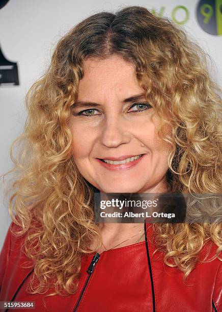 Designer Tatiana Shabelnik arrives for the Premiere Of J&R Productions' "Halloweed" held at TCL Chinese 6 Theatres on March 15, 2016 in Hollywood,...