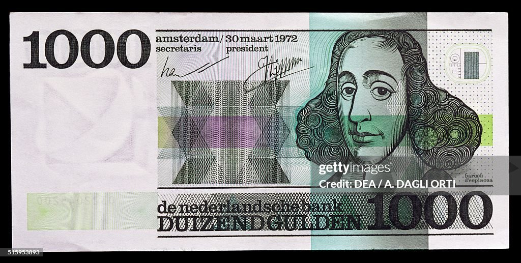 1000 guilder banknote...