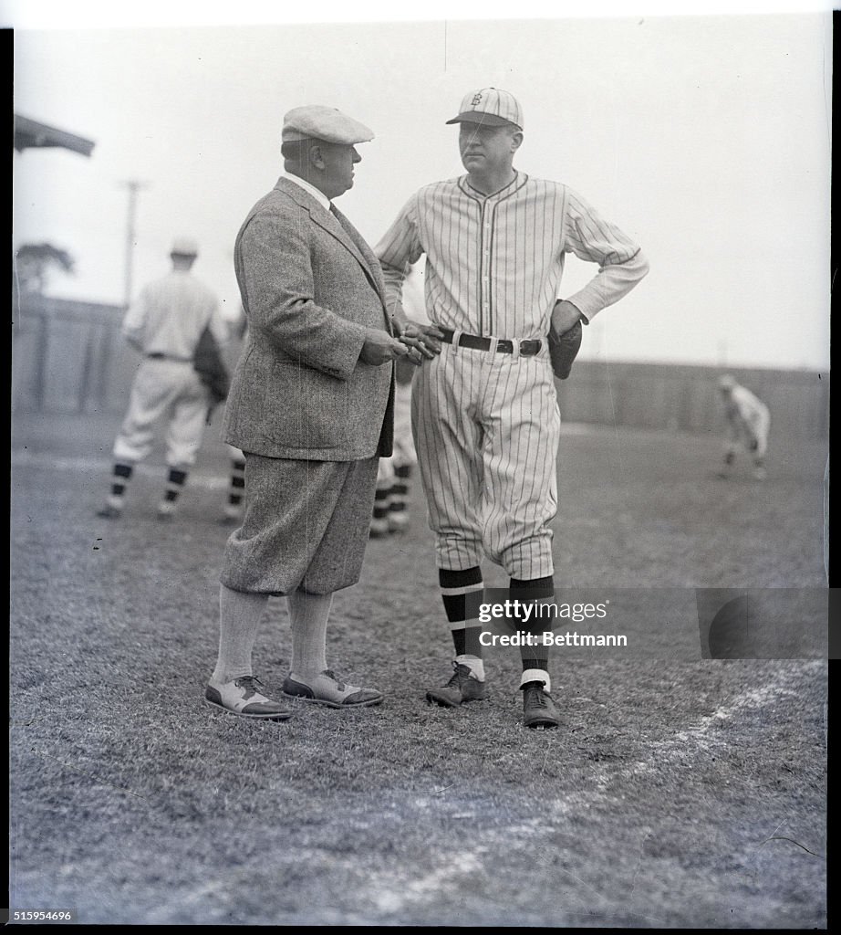 Wilbert Robinson and Dazzy Vance Talking
